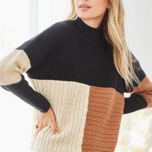 SOLD OUT Andree by Unit Colorblock Sweater
